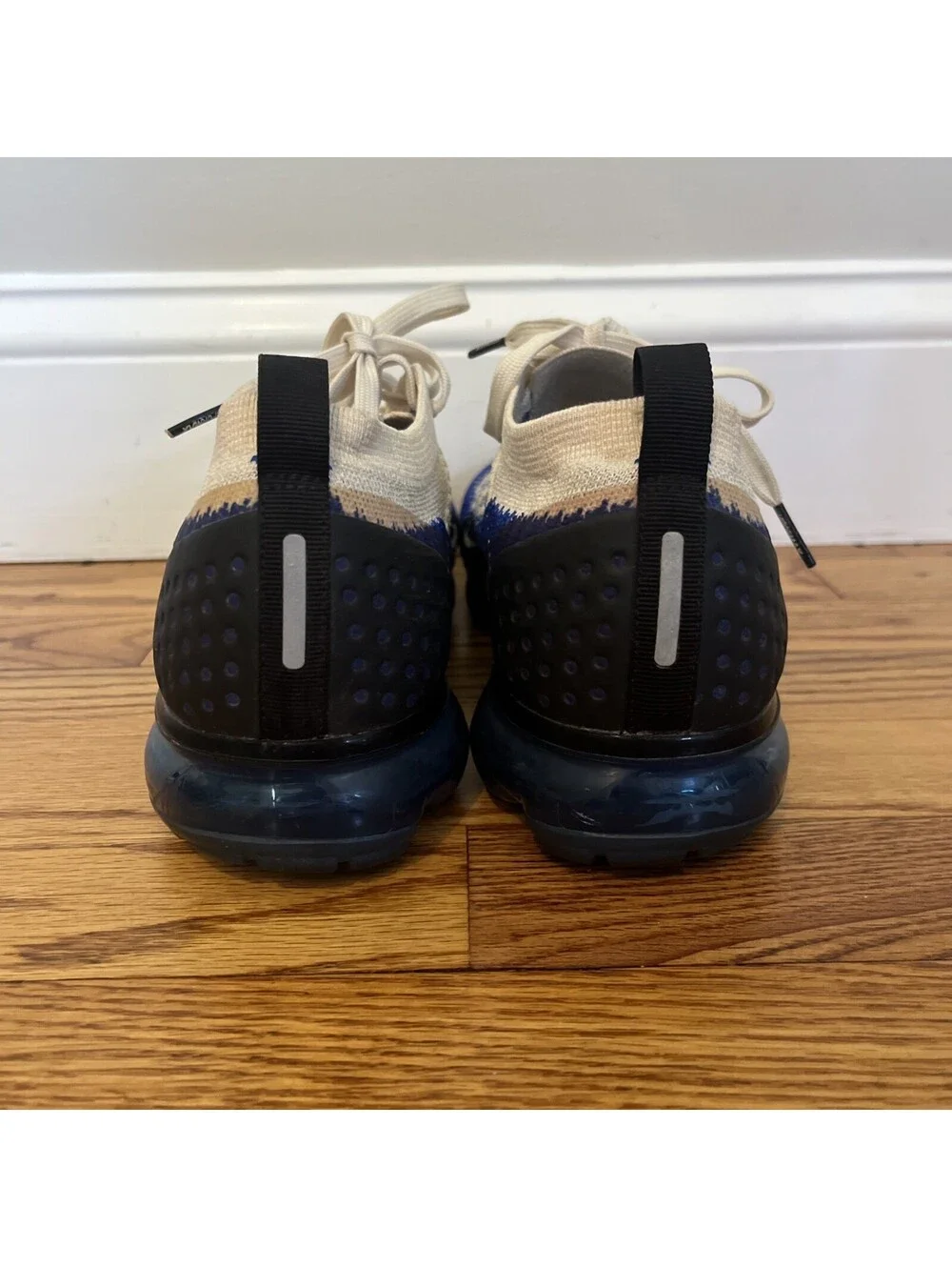 Nike Air VaporMax Flyknit 2 Shoes Mens 9.5 Racer Blue Sneakers 942842-204